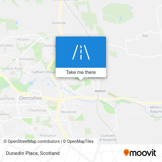 Dunedin Place map