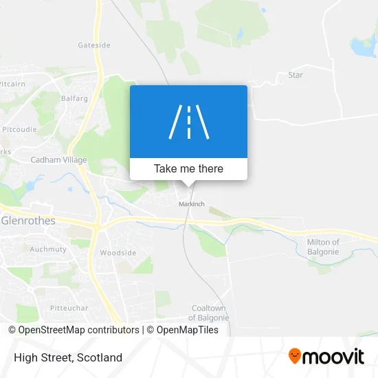 High Street map