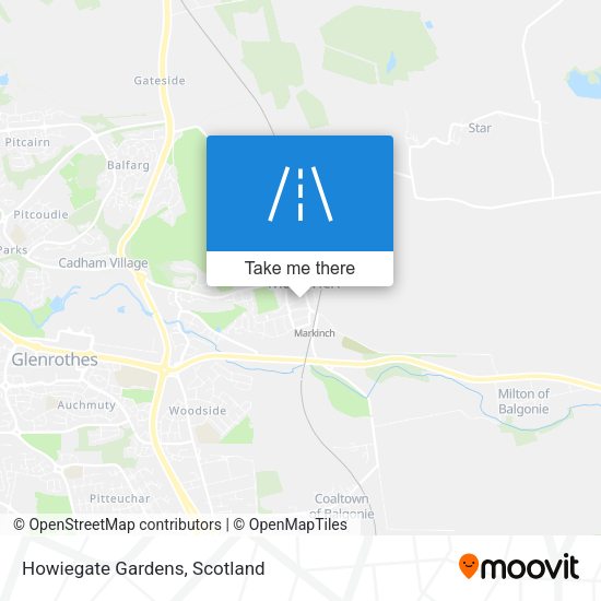 Howiegate Gardens map
