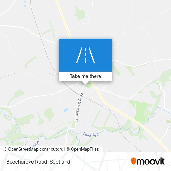 Beechgrove Road map