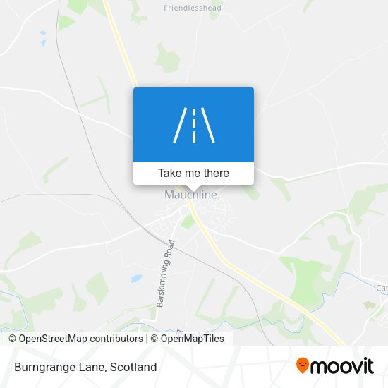 Burngrange Lane map