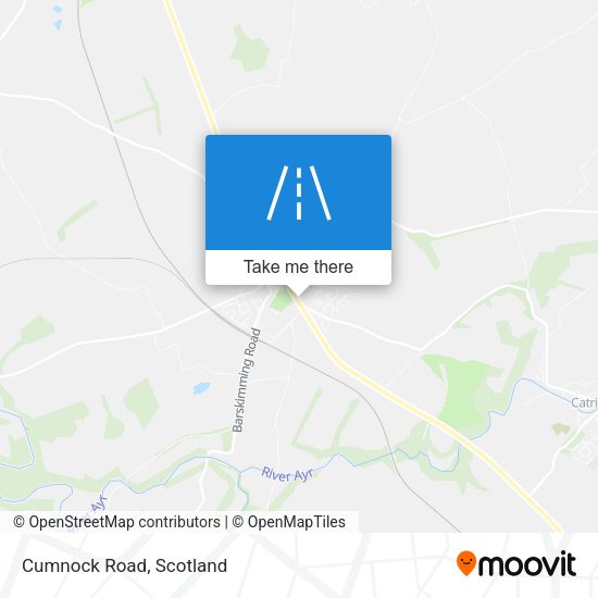 Cumnock Road map