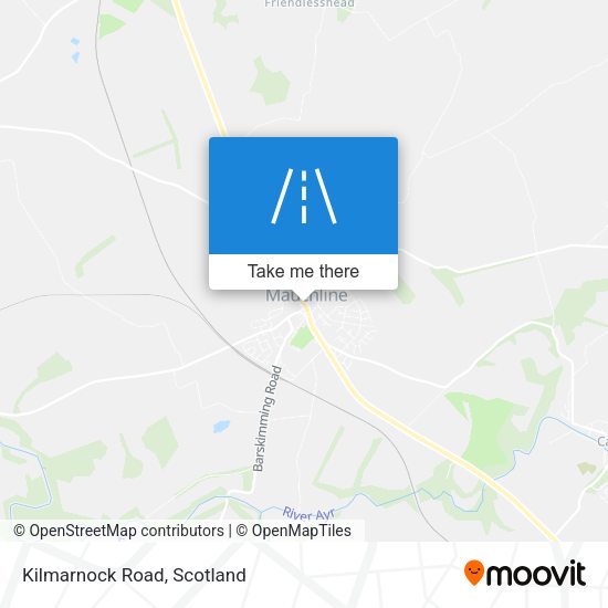 Kilmarnock Road map
