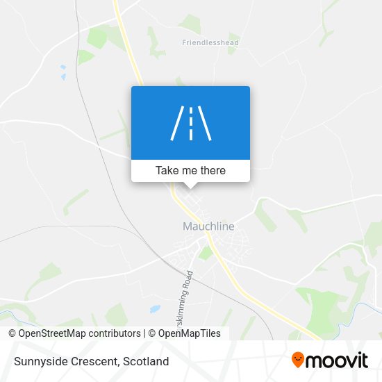 Sunnyside Crescent map