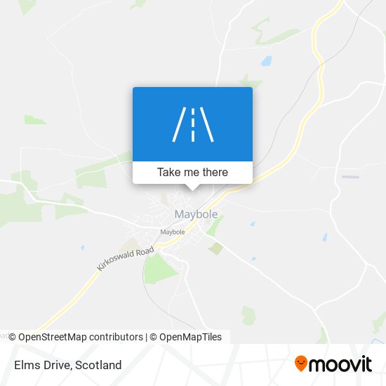 Elms Drive map