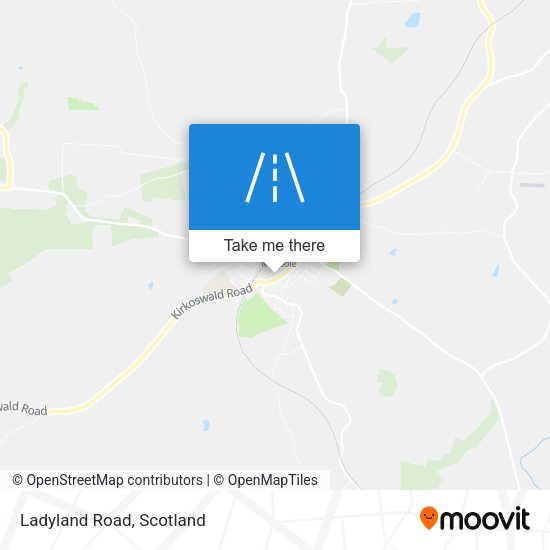 Ladyland Road map