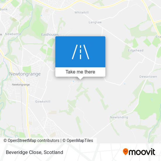Beveridge Close map