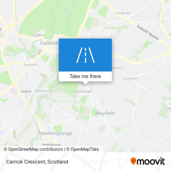 Carrick Crescent map