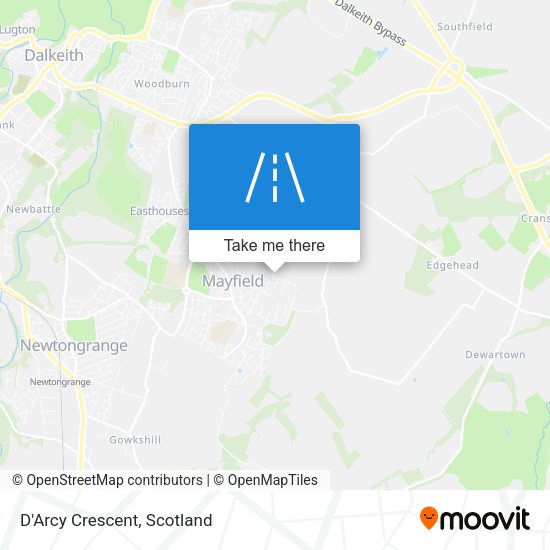 D'Arcy Crescent map