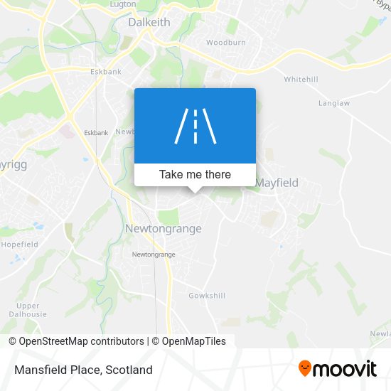 Mansfield Place map