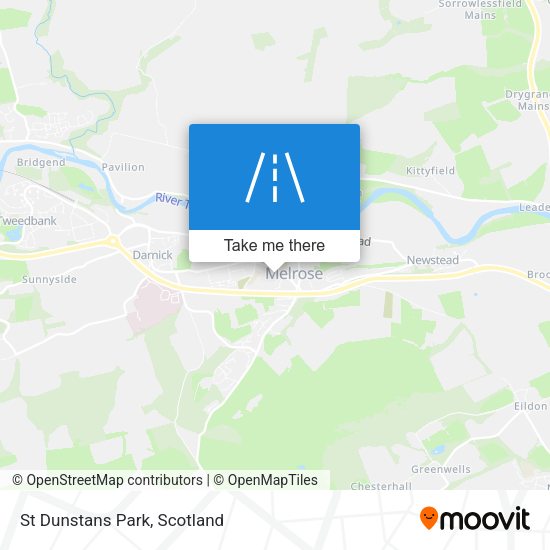 St Dunstans Park map