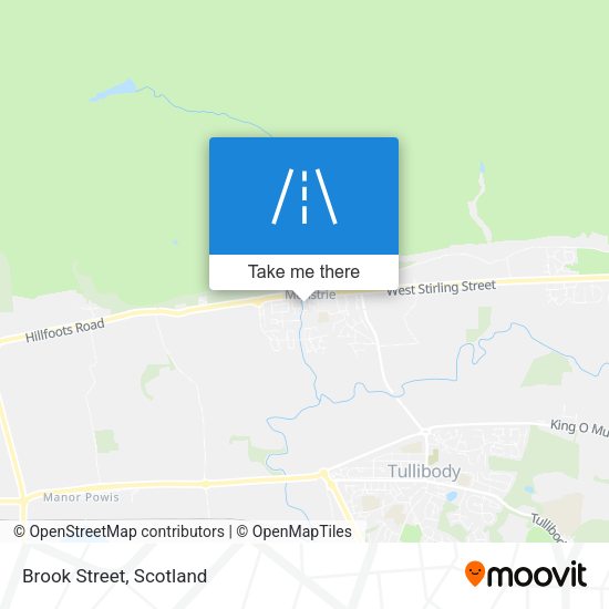 Brook Street map