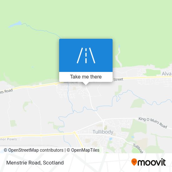 Menstrie Road map