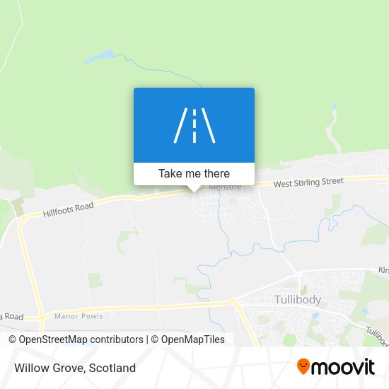 Willow Grove map