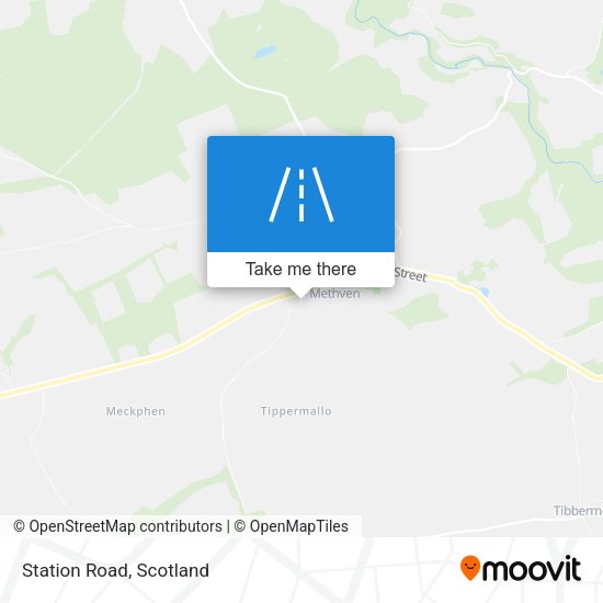 Station Road map