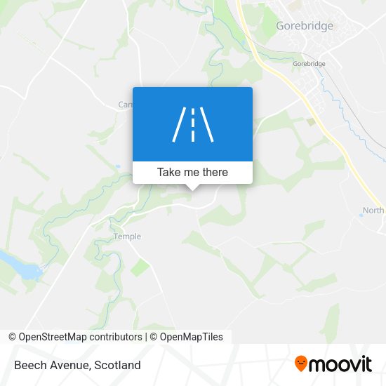 Beech Avenue map