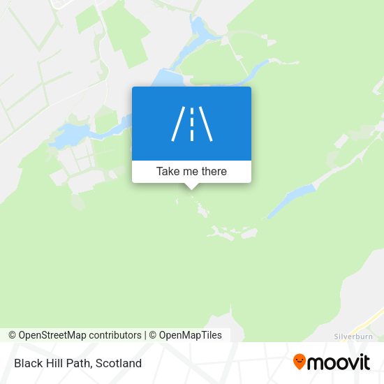 Black Hill Path map
