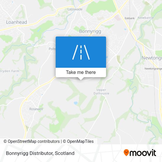 Bonnyrigg Distributor map