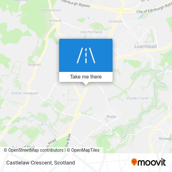 Castlelaw Crescent map