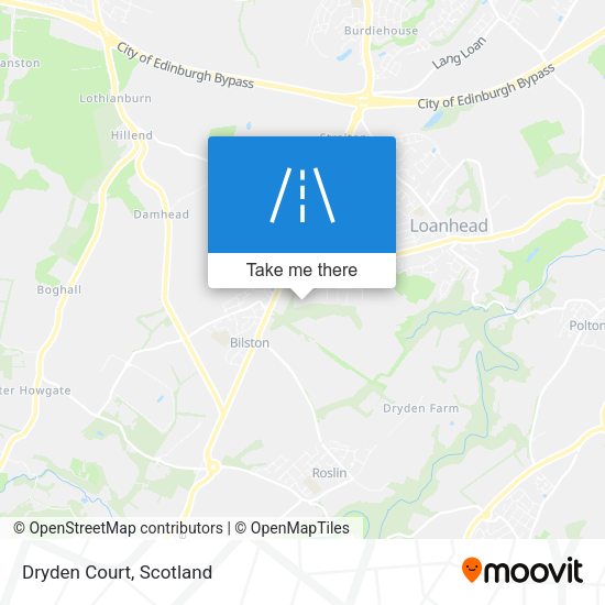 Dryden Court map