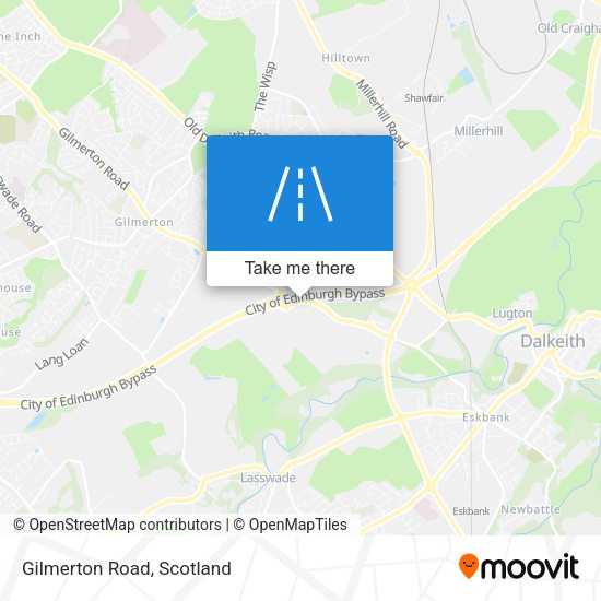 Gilmerton Road map
