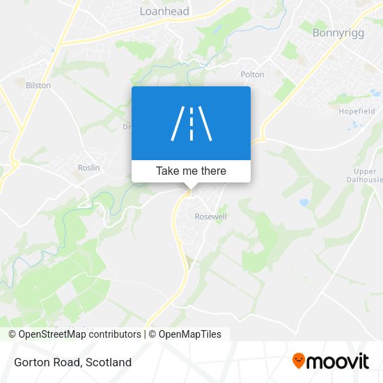 Gorton Road map
