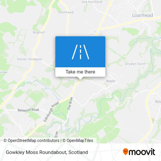 Gowkley Moss Roundabout map