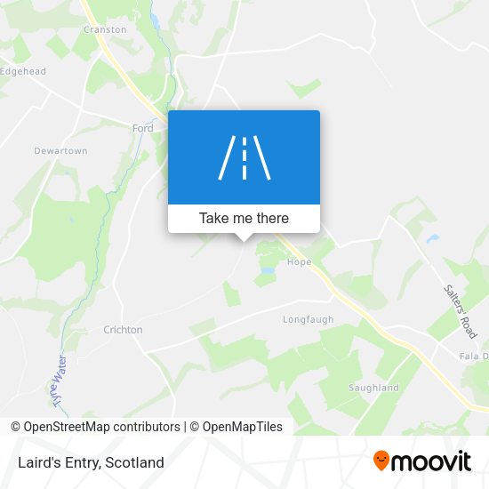 Laird's Entry map