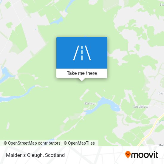 Maiden's Cleugh map