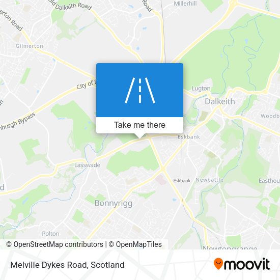 Melville Dykes Road map