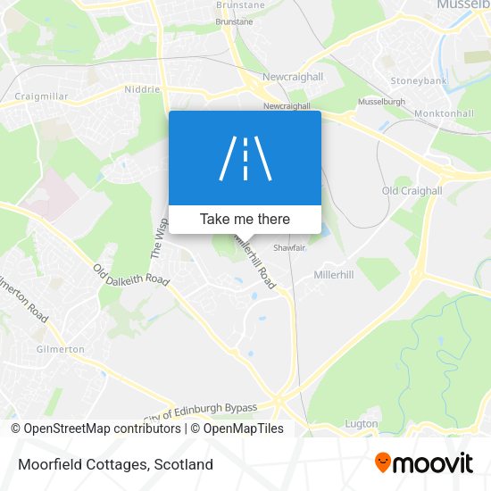 Moorfield Cottages map
