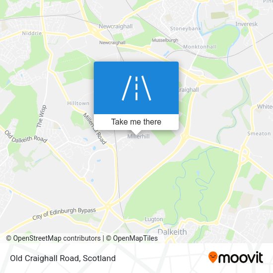 Old Craighall Road map