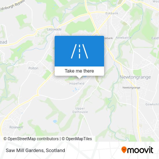 Saw Mill Gardens map