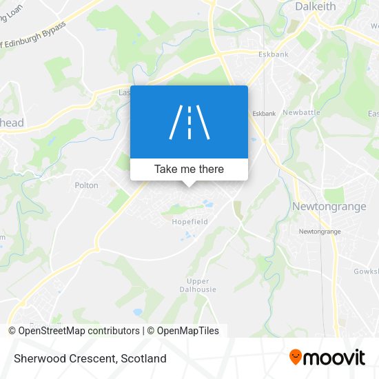 Sherwood Crescent map
