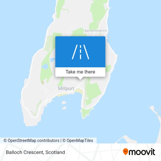 Balloch Crescent map