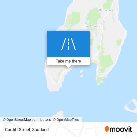 Cardiff Street map