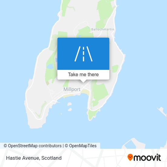 Hastie Avenue map