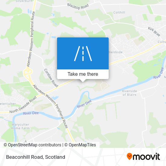 Beaconhill Road map