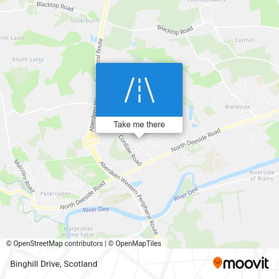 Binghill Drive map