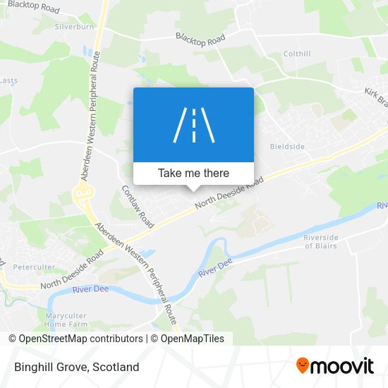 Binghill Grove map