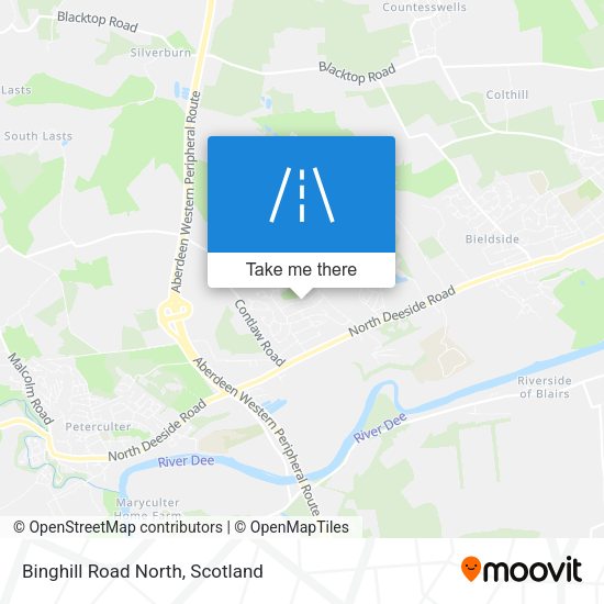 Binghill Road North map