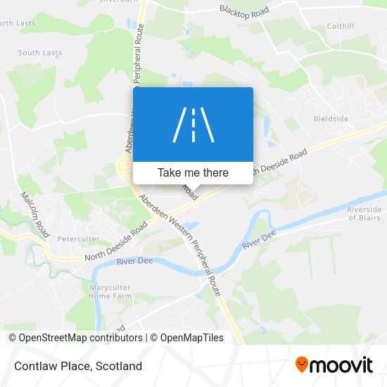 Contlaw Place map