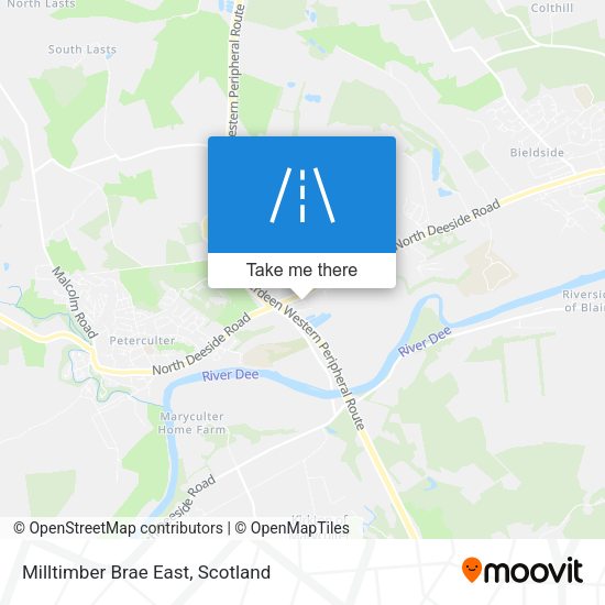 Milltimber Brae East map