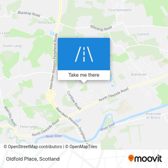 Oldfold Place map