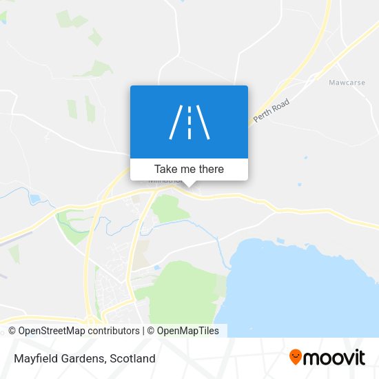 Mayfield Gardens map