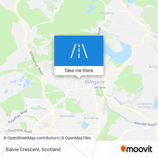 Balvie Crescent map