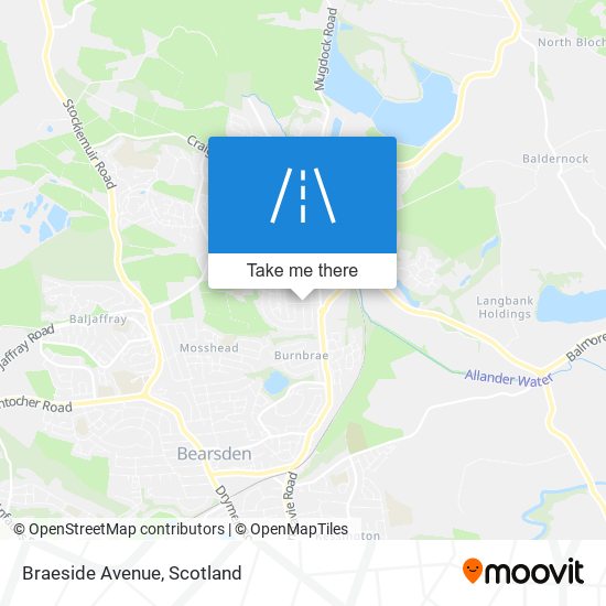 Braeside Avenue map