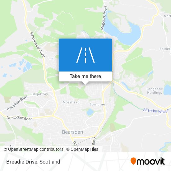Breadie Drive map