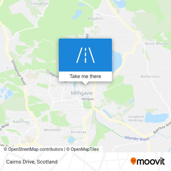 Cairns Drive map