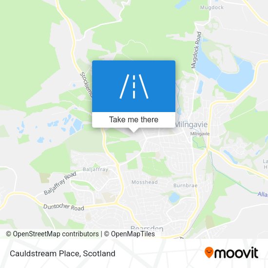 Cauldstream Place map